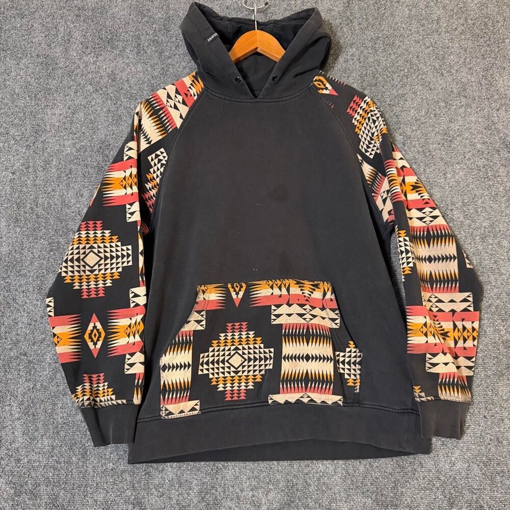Dravus Aztec Print Baggy Hoodie Heritage Line Size L